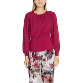 Rinascimento Bordeaux Polyester Blouse -   -  Rinascimento.